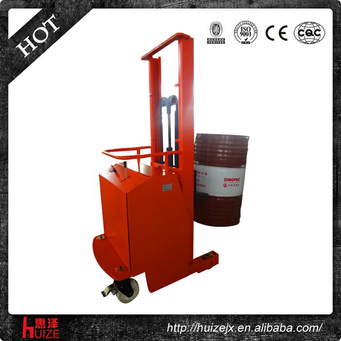 2半電動配重油桶車（無底腿，只堆垛，不翻轉）