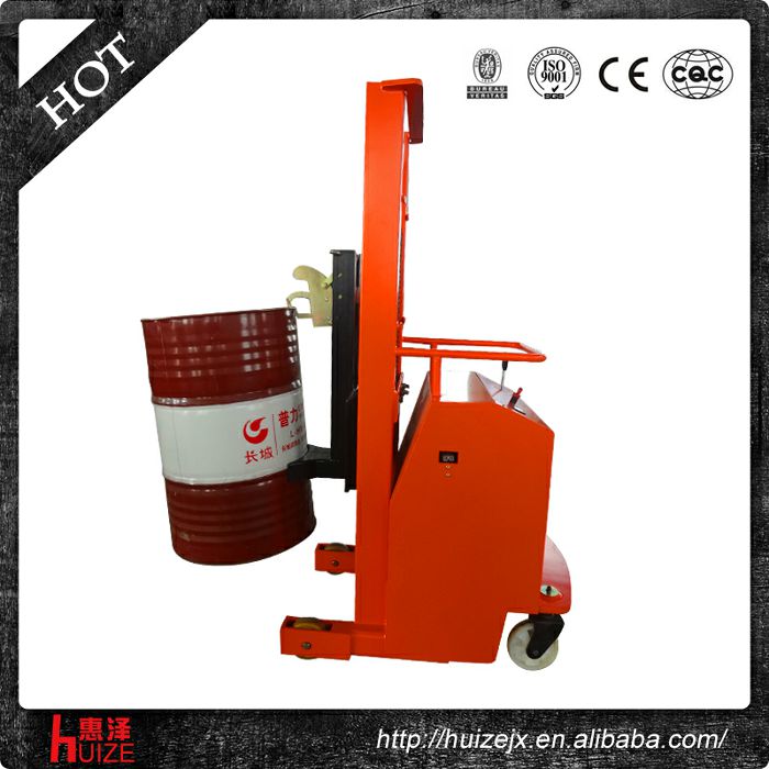 半電動配重油桶車（無底腿，只堆垛，不翻轉）