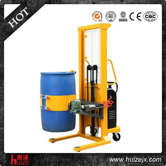 HZYL500A半電動多功能油桶車（單門架，夾塑桶）