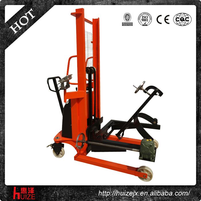 半電動(dòng)稱重油桶車（夾鐵桶，手搖翻轉(zhuǎn)）
